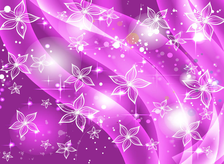 purple floral background 41