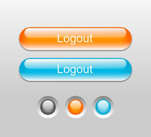login and logout buttons15