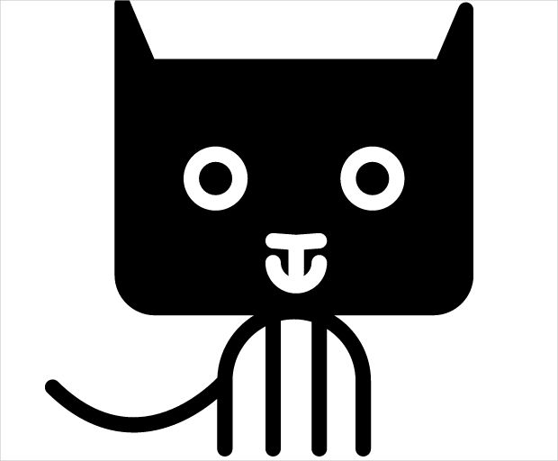 cat cartoon icon