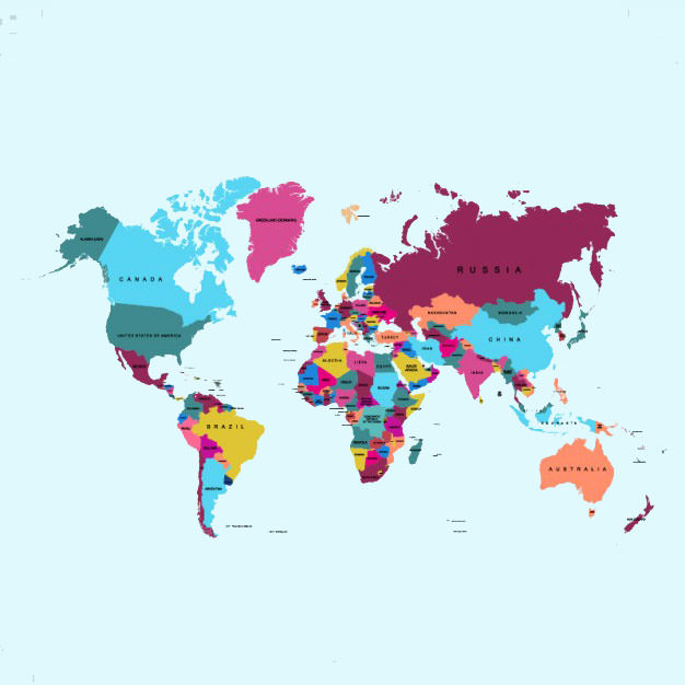 world mapvectors
