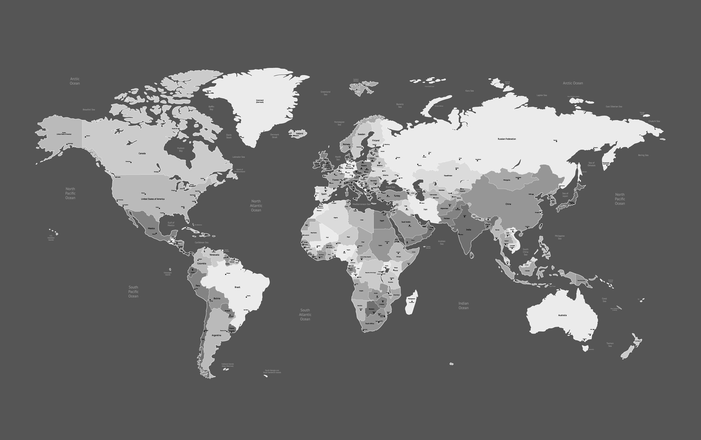 world map vectors2
