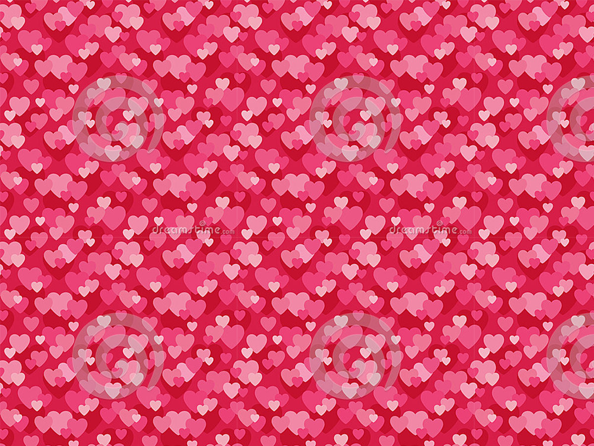 pink hearts pattern4