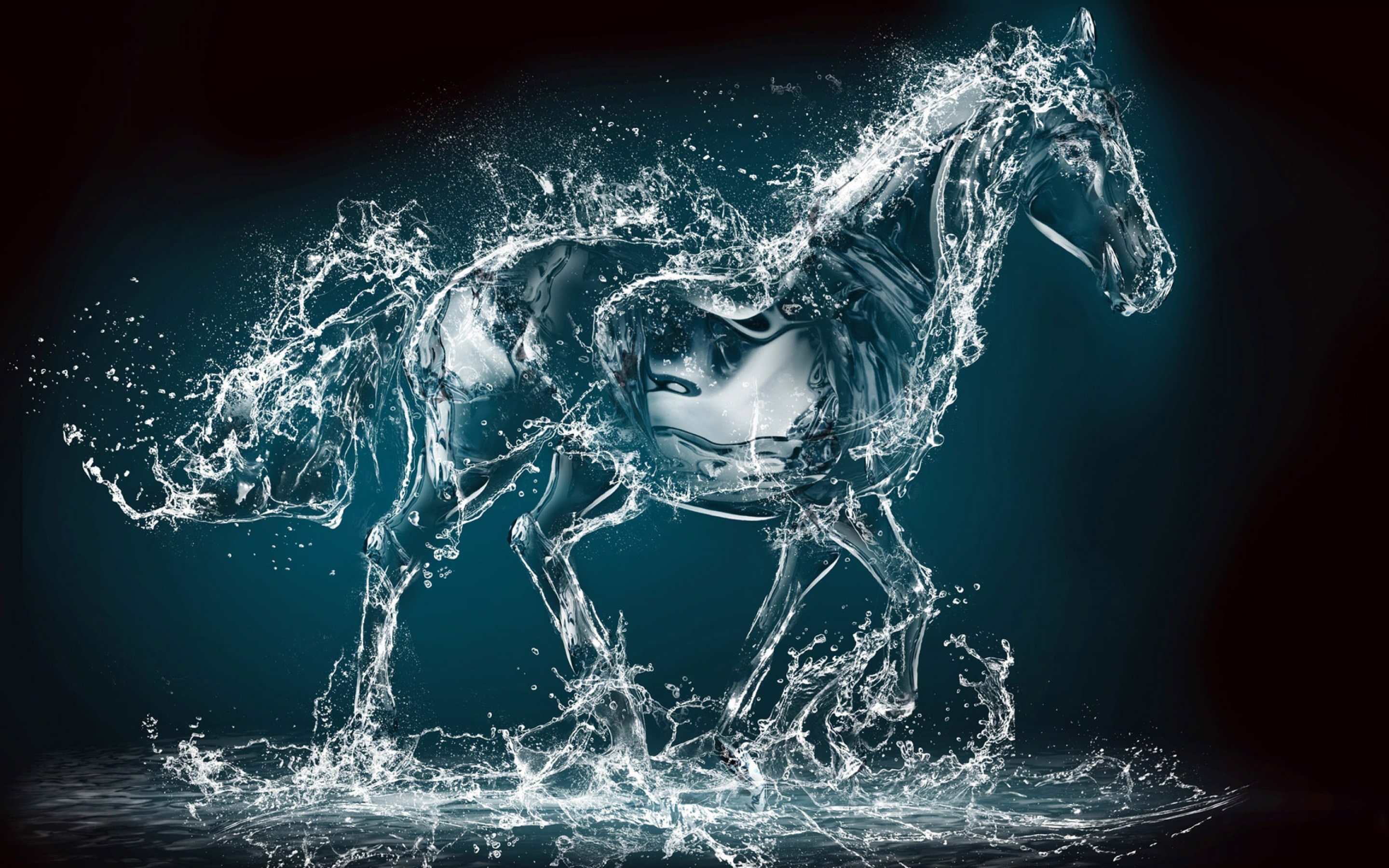 water horse background