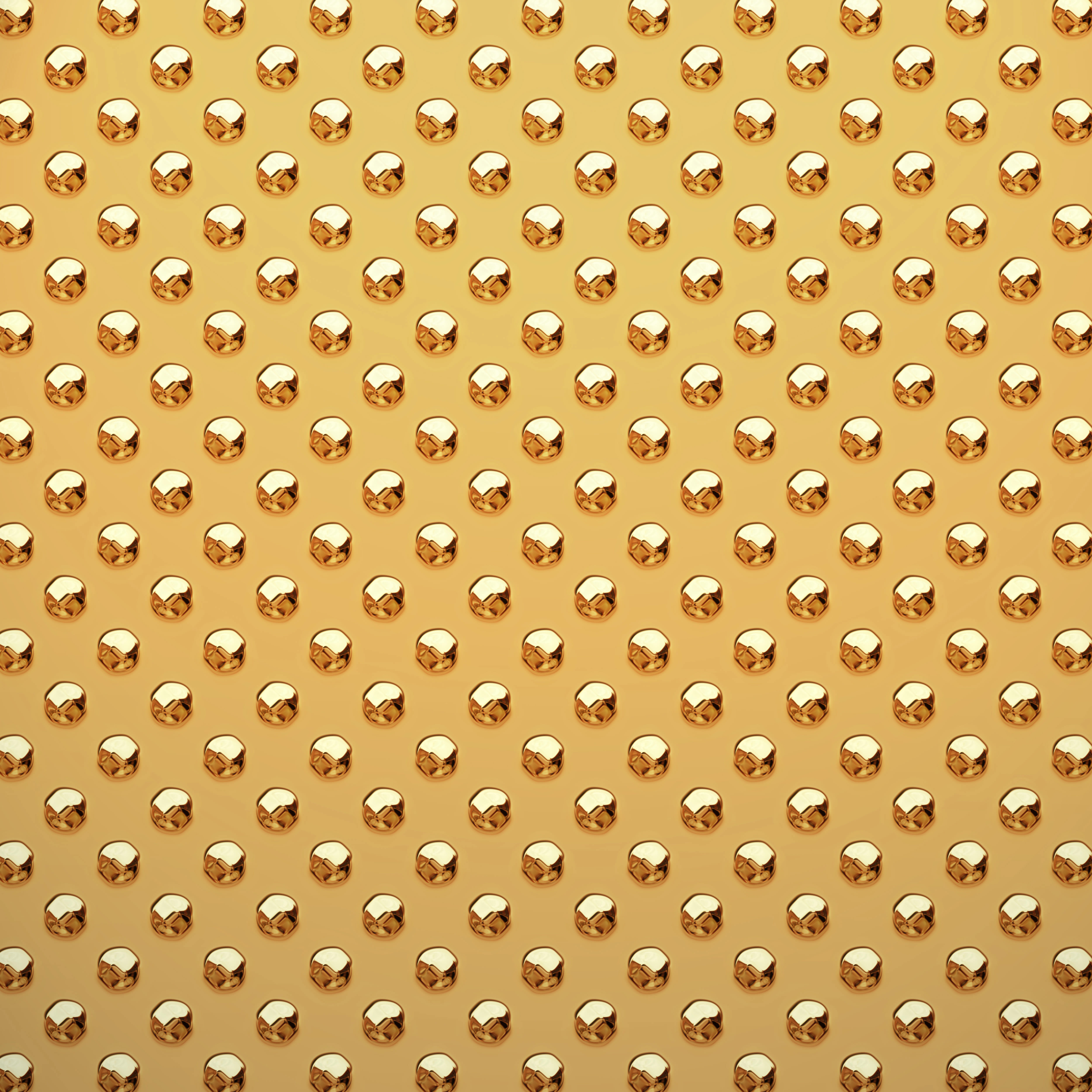 rivets in gold background
