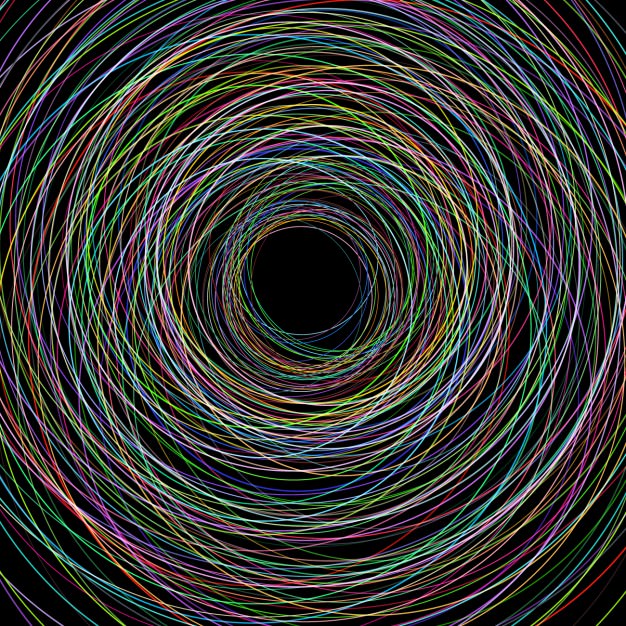 circular lines vector background