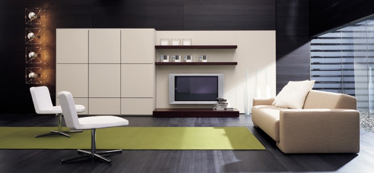 stylish italian living room cabinet