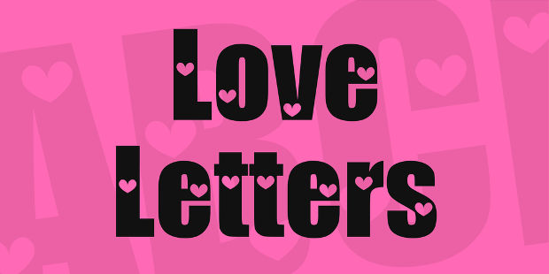 love letters font