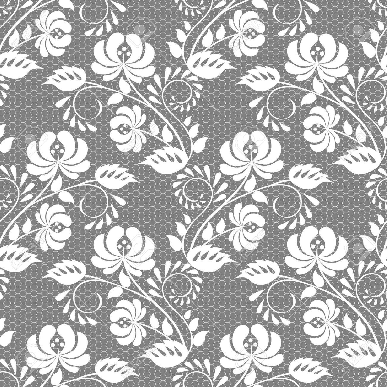 seamless floral lace texture