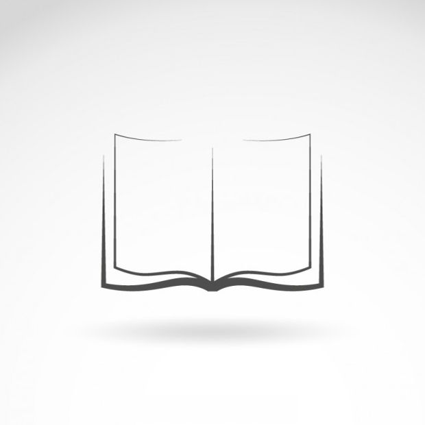 open book icon vector