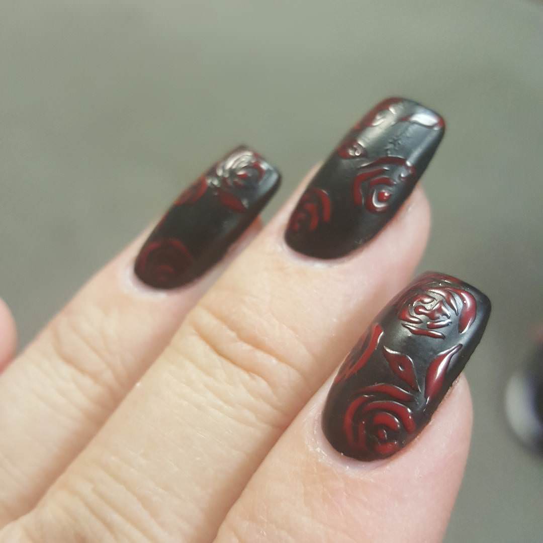 21+ Black and Red Nail Art Designs, Ideas | Design Trends - Premium PSD