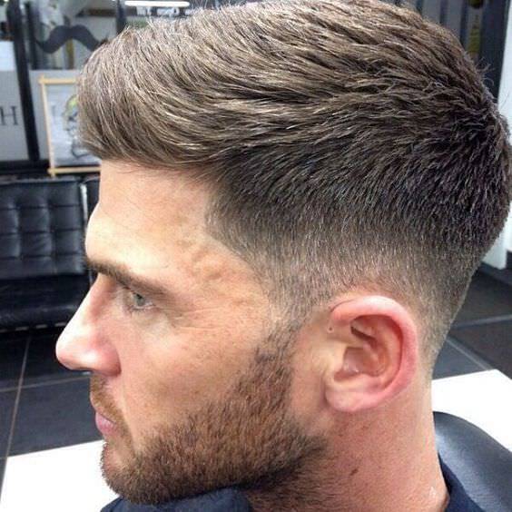 low fade haircut style