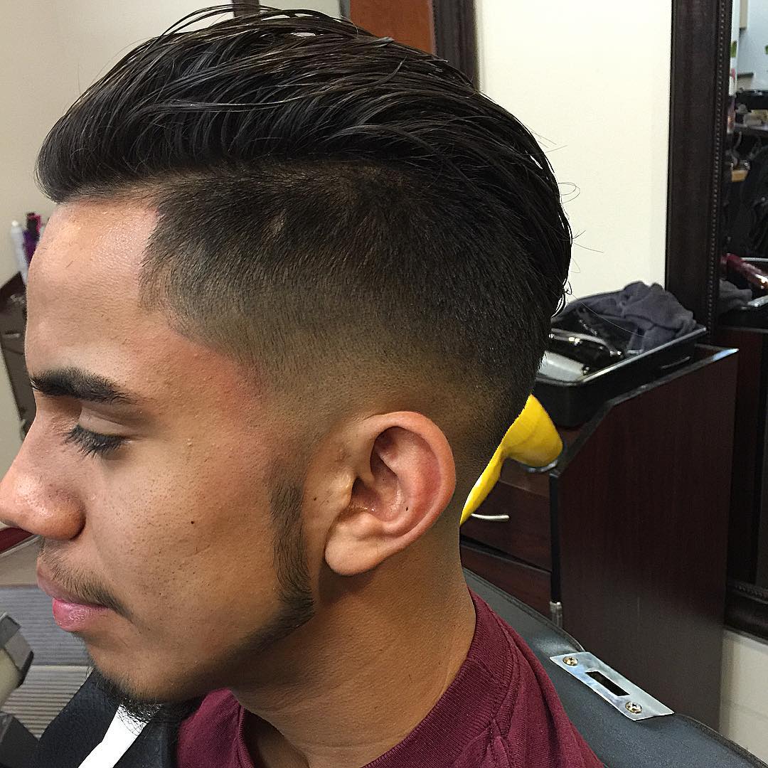 medium fade comb over hairstyle1