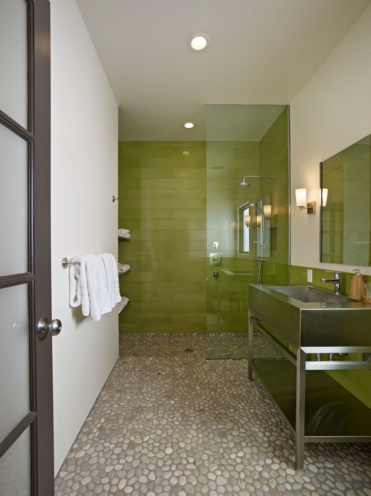green bathroom decor ideas