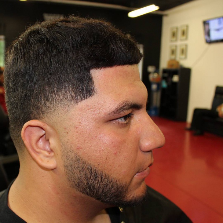 side taper fade hairstyle