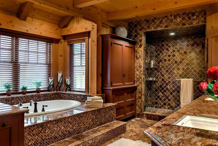 awesome brown bathroom designs