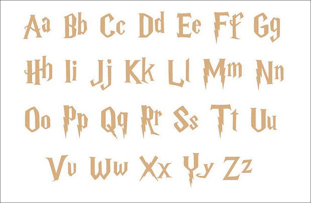 free harry potter font sorcerers stone