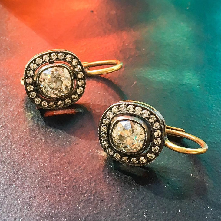 amazing stone wedding earrings