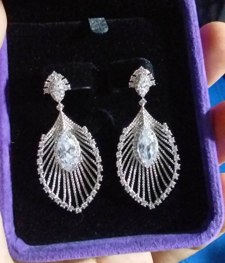 adorable wedding earrings idea