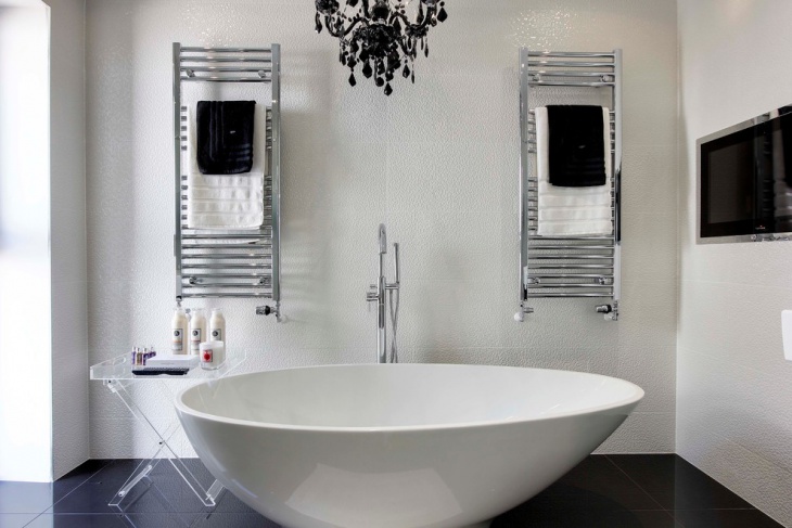 black and white towels for bathroom