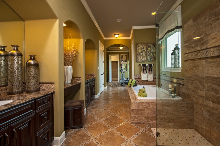 decorative bathroom tiles design idea