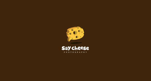 say cheese photography logo