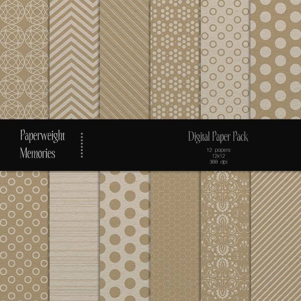craft brown pattern