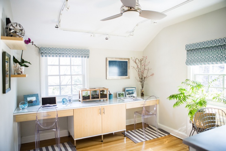 modern minimalist home office idea