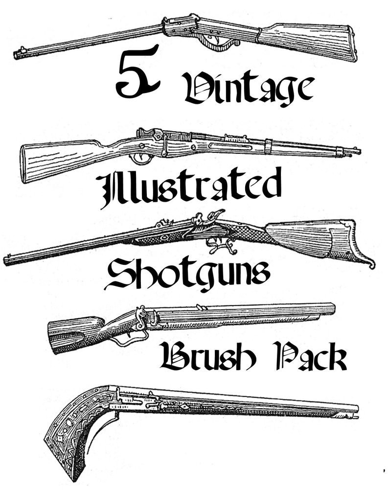 vintage shortguns brush