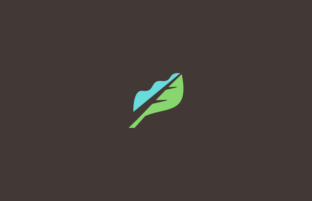 nature leaf logo design