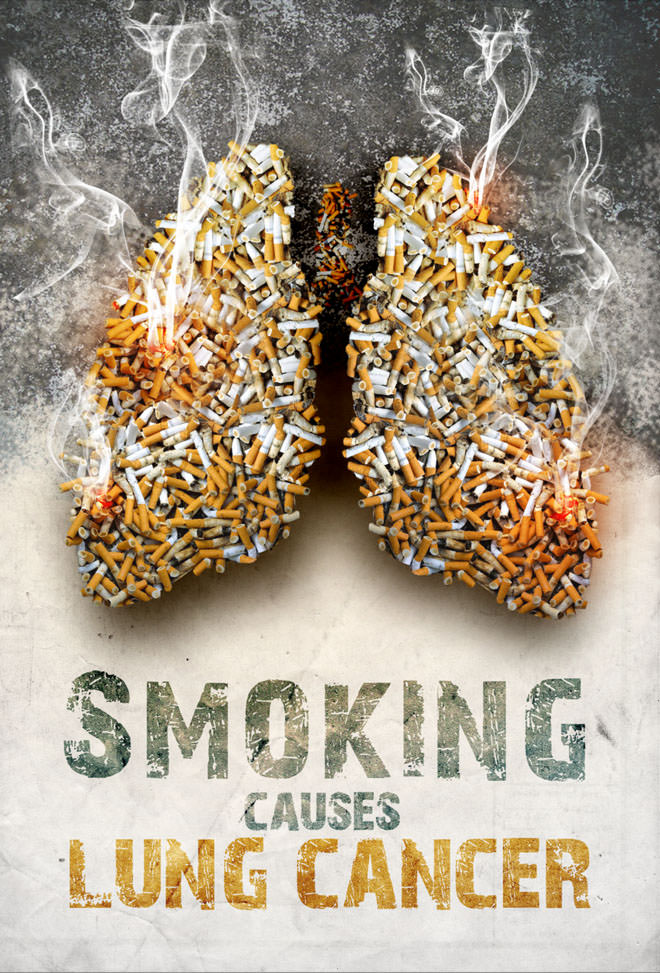 anti smoking poster