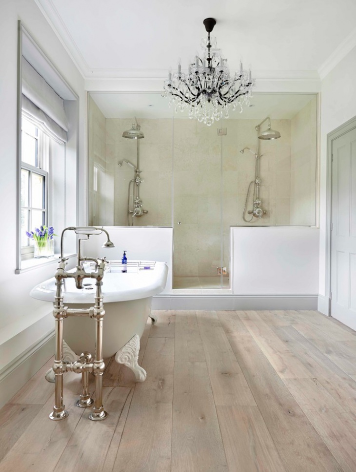 20+ Bathroom Chandelier Designs, Decorating Ideas | Design ...