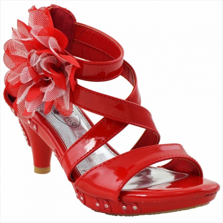 red high heels for kids