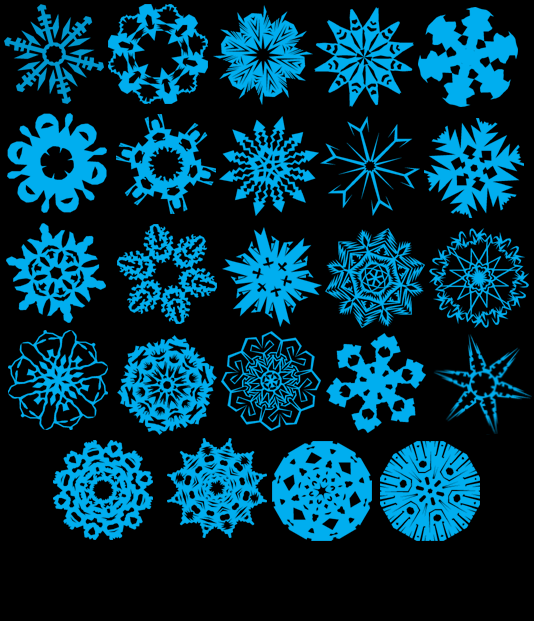 snowflake brushes2