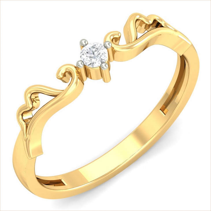 natural design for gold ring
