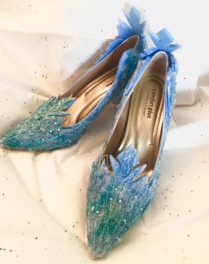 snow queen inspired shoes 