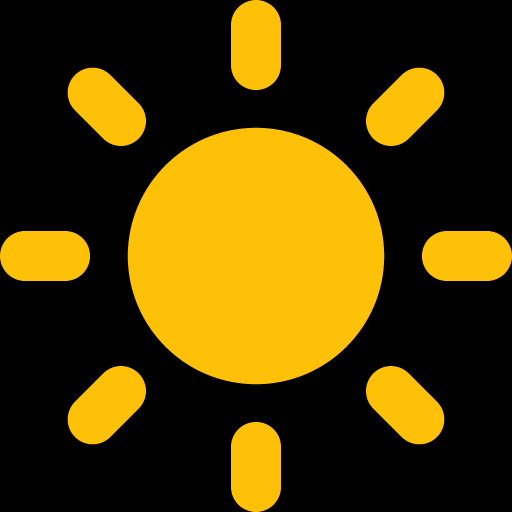 sunny weather icon
