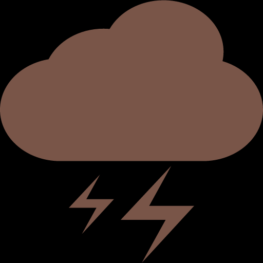 lightning weather icon