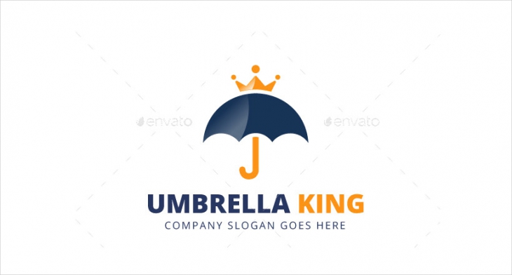 umbrella king logo design
