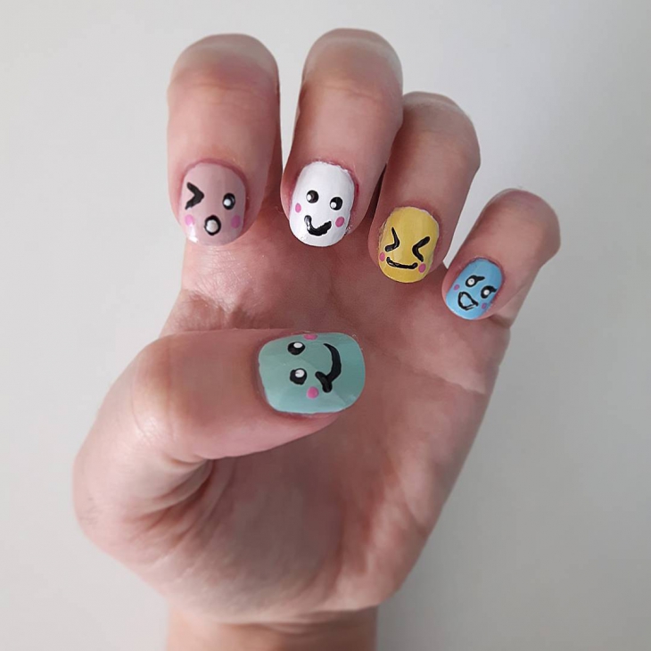 cute nail art design