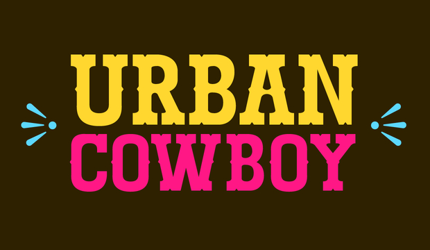 urban cowboy font