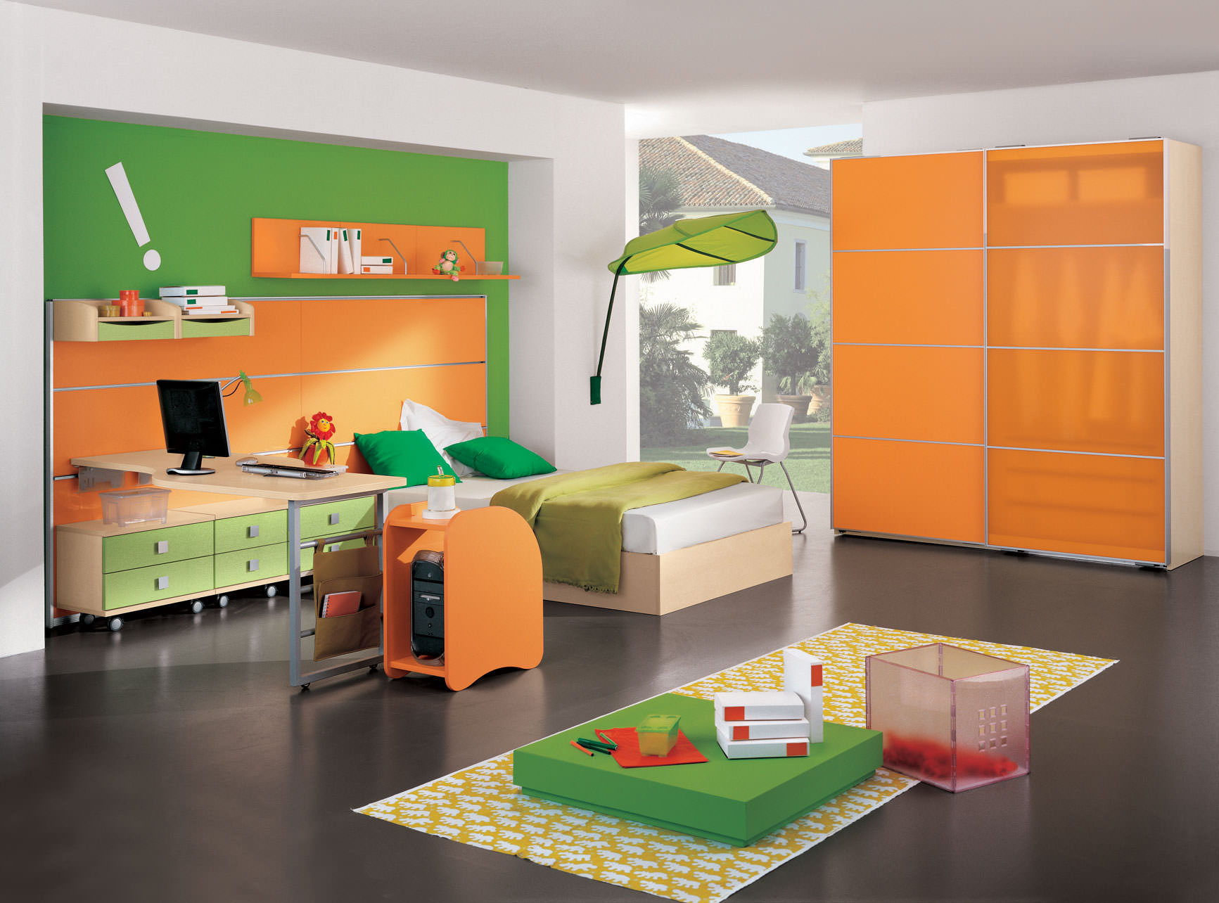 colorful children bedroom design
