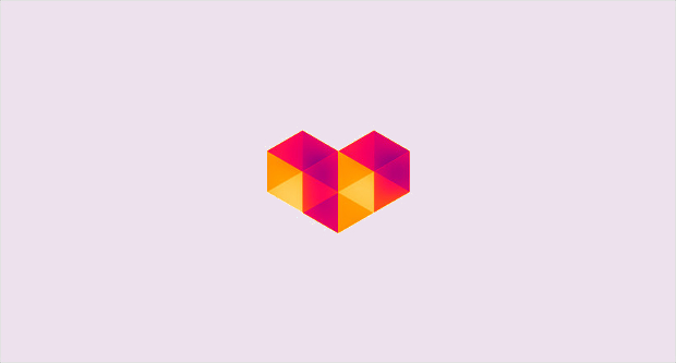 abstract digital logo design