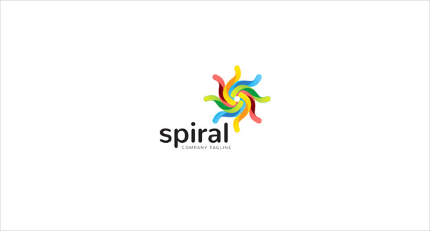 spiral company colorful logo