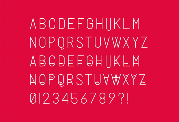 milano free letters font