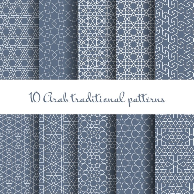 10 vector adittional seamless patterns