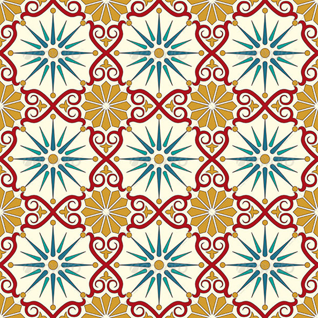 editable arabic seamless pattern 