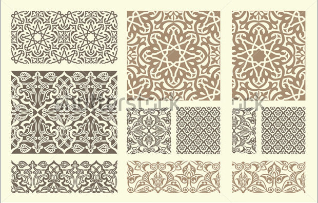 flora pattern design arabic 