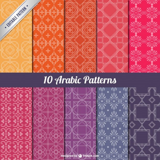 free arabic seamless pattern download