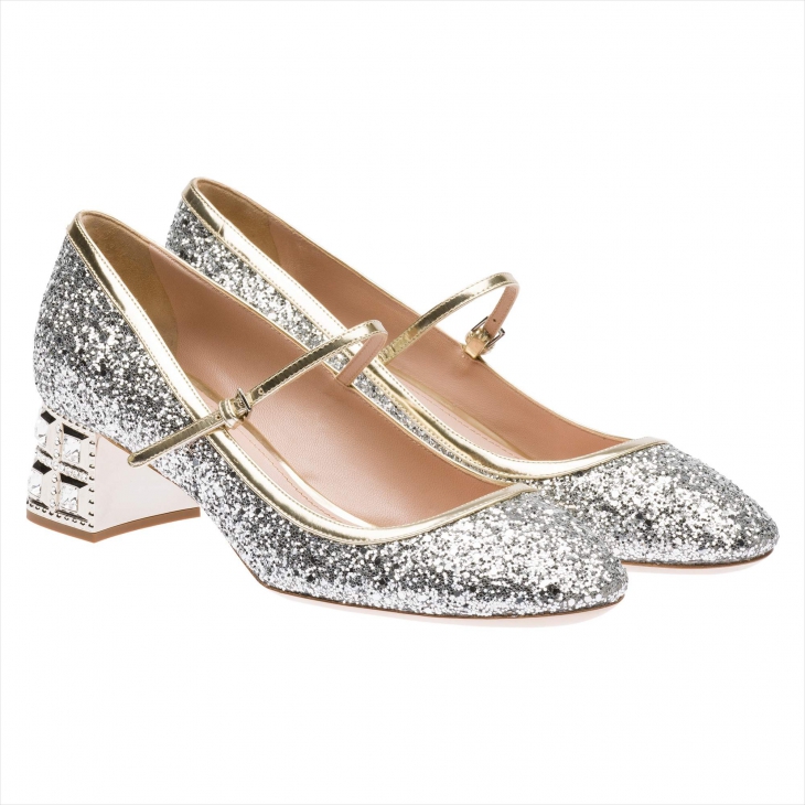 silver pump high heels