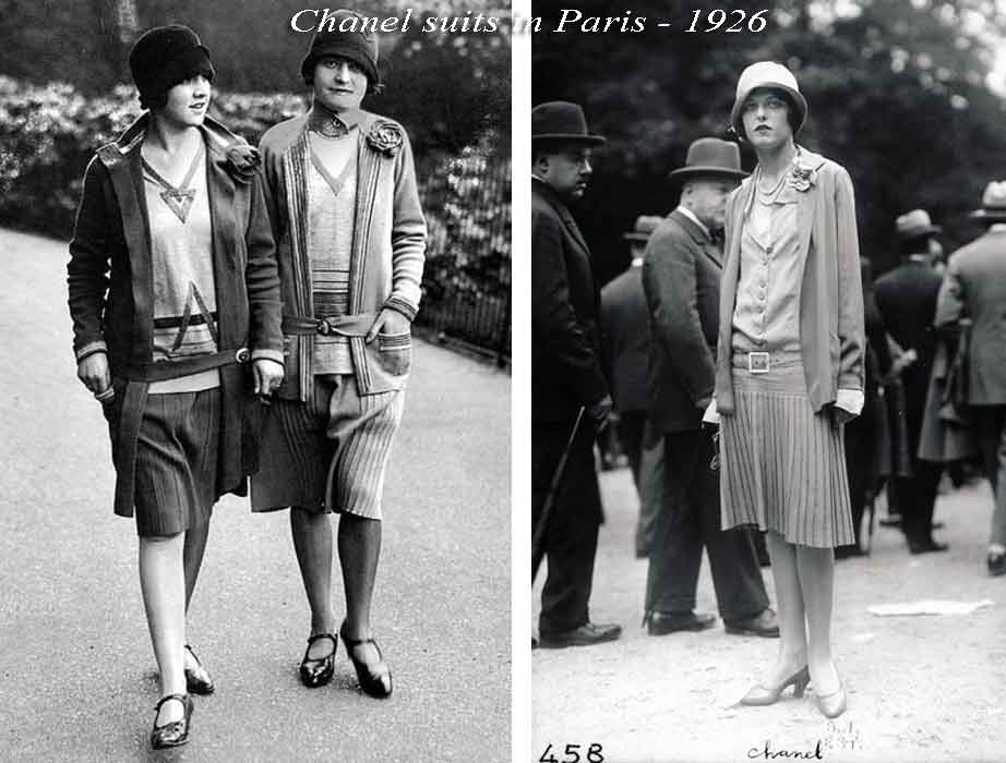 coco chanel suits paris 1926
